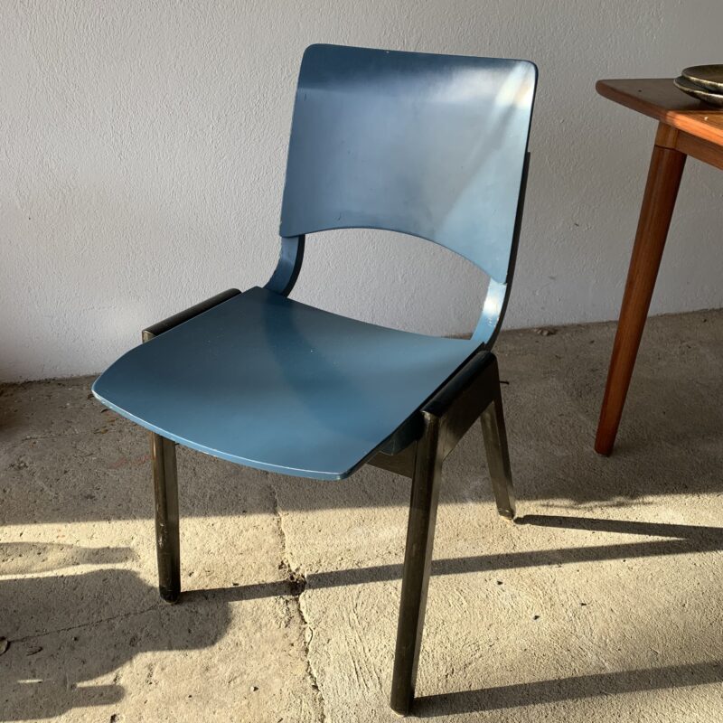 4er Set Stapelstühle Roland Rainer Modell P7 – Bild 7