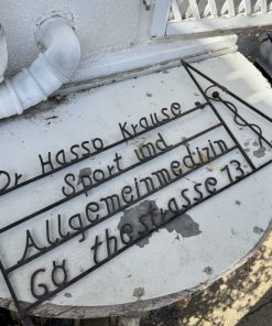 Ausleger Schmiedeeisern Dr. Hasso Krause
