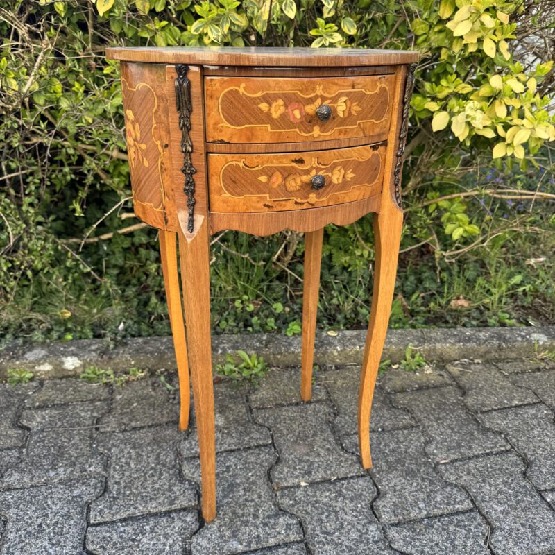 Beistelltischchen / Schränkchen Intarsien – Bild 2