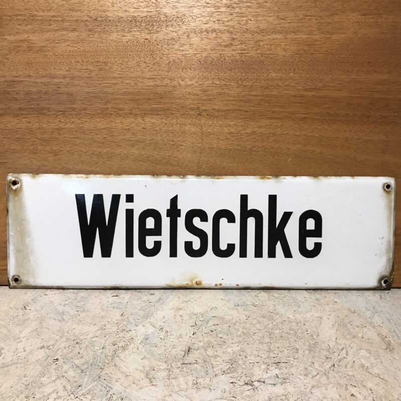 Schild „Wietschke“ (472d)