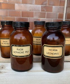5er Set Apotheker Flaschen 0,5 L (47d)