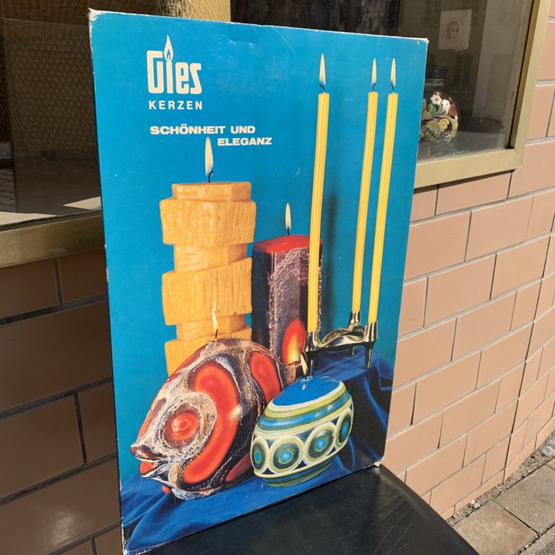 Schild Gies Kerzen (52d) – Bild 3