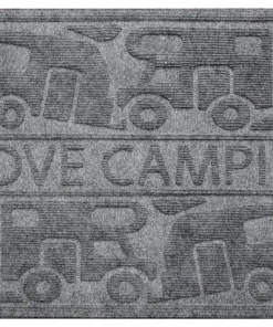 Fußmatte ARISOL Kera Camp 60 x 40 cm Farbe grau