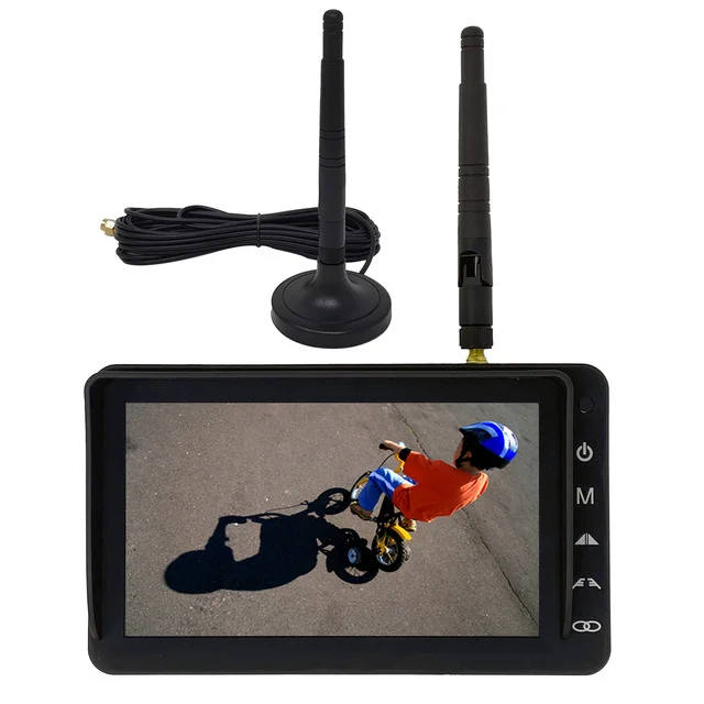 Rückfahrkamera-Set CAR GUARD 7 Zoll Monitor+Funk R.Kamera bis 4 Kameras – Bild 3