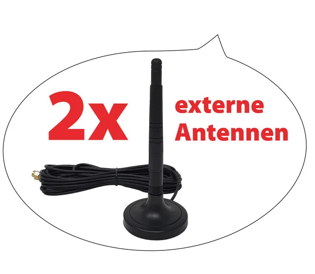 Rückfahrkamera-Set CAR GUARD 7 Zoll Monitor+Funk R.Kamera bis 4 Kameras – Bild 4